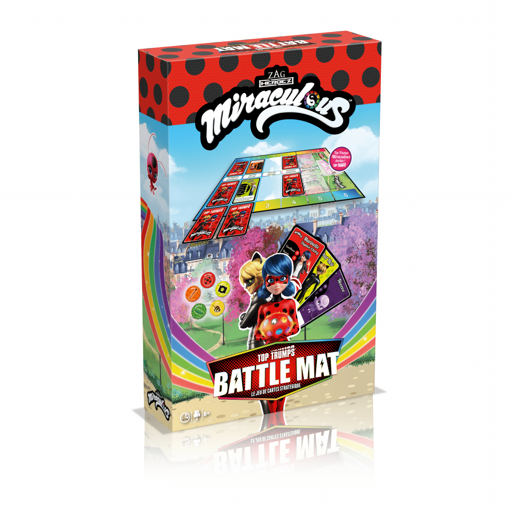 TOP TRUMPS BATTLE MAT MIRACULOUS Winning Moves