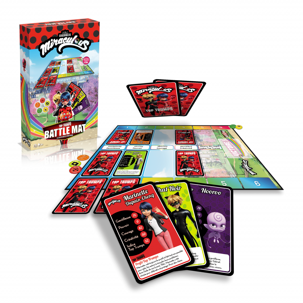 TOP TRUMPS BATTLE MAT MIRACULOUS Winning Moves