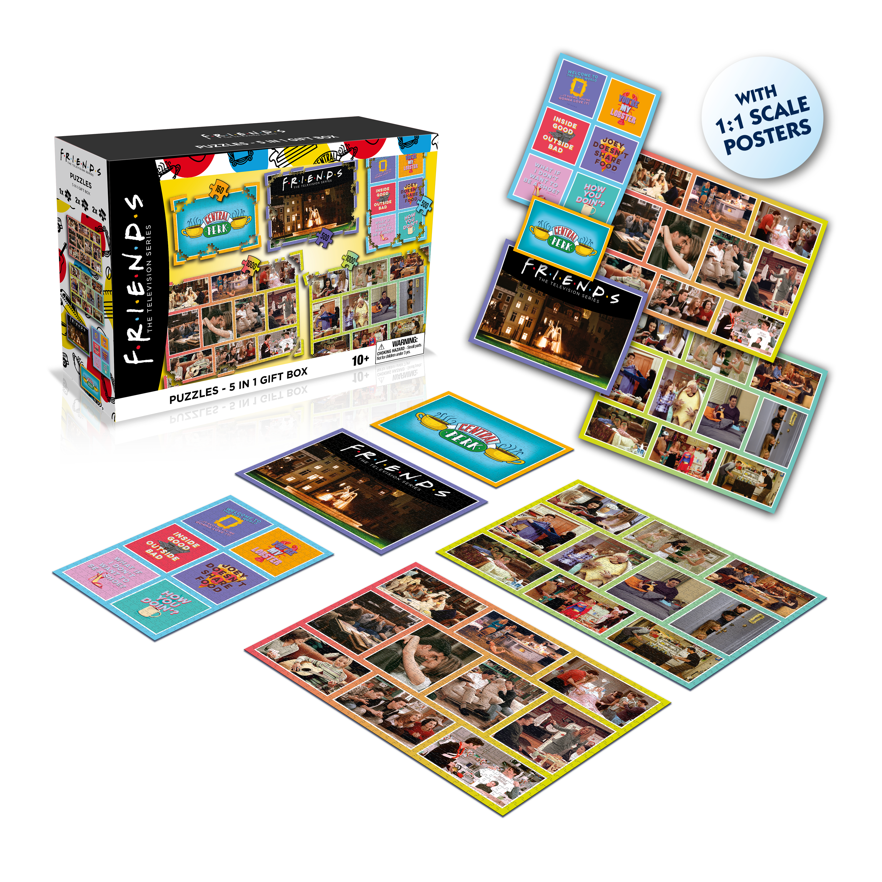 Puzzles FRIENDS - Coffret 5 en 1
