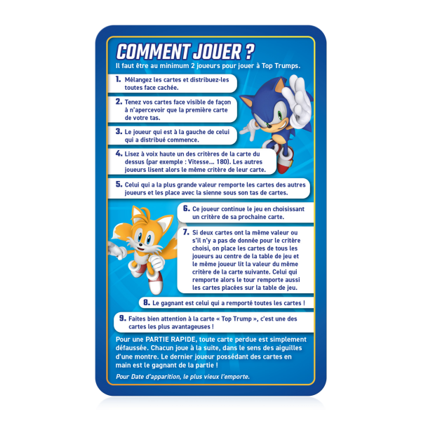 TOP TRUMPS SONIC THE HEDGEHOG – Image 13