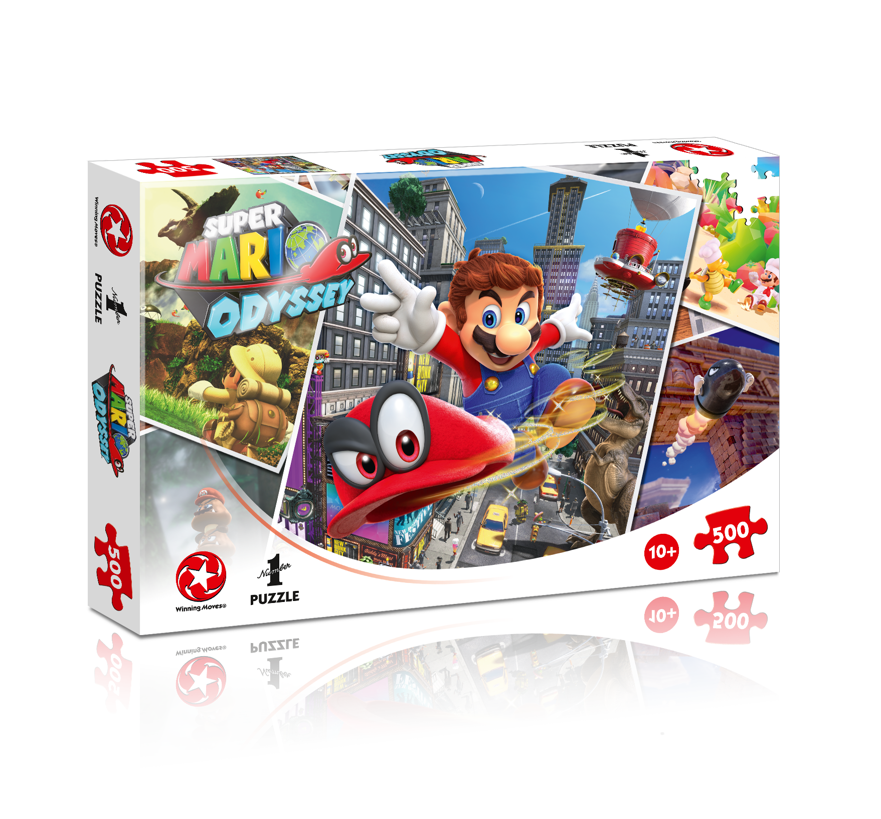 Puzzle 500 pièces Mario Kart autour du Monde Winning Moves : King