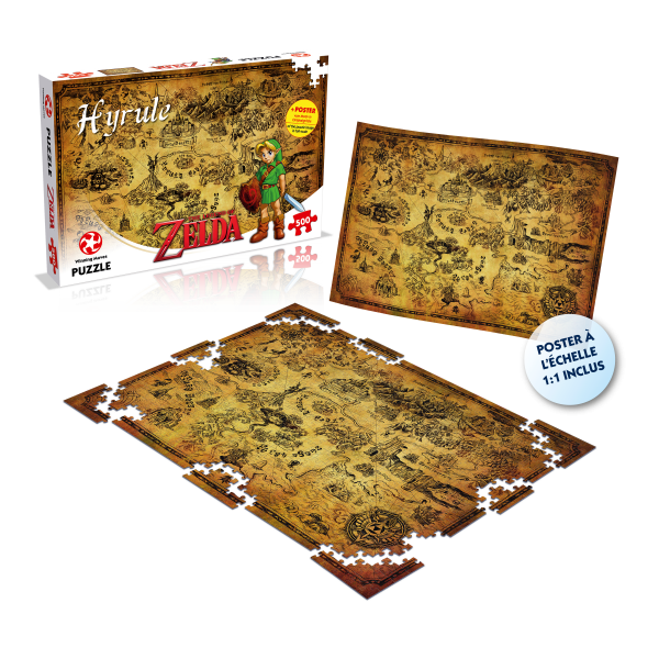 PUZZLE ZELDA HYRULE 500 PIECES – Image 2