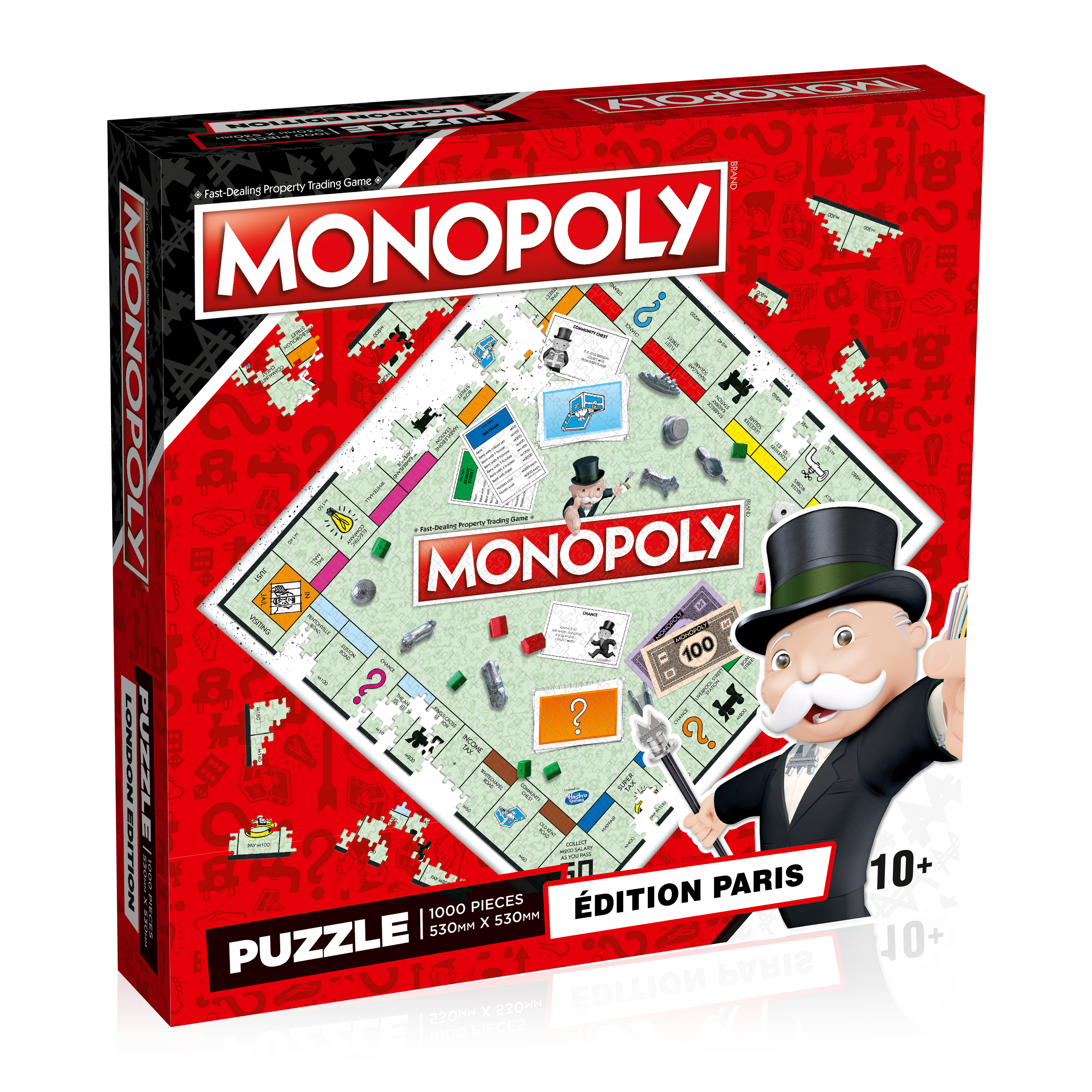 PUZZLE MONOPOLY CLASSIQUE PARIS 1000 PIÈCES - Winning Moves