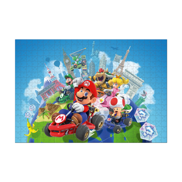 PUZZLE MARIO KART AUTOUR DU MONDE 500 PIÈCES – Image 3