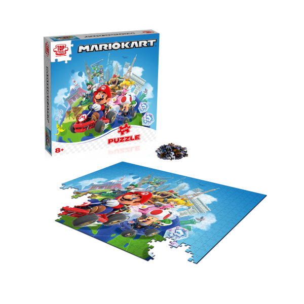 PUZZLE MARIO KART AUTOUR DU MONDE 500 PIÈCES – Image 4